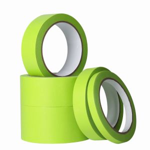 China Smooth Surface Green Adhesive Masking Tape wholesale
