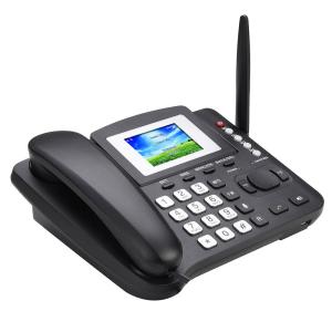 China Color Display SIM Card Wireless Phone , GSM SIM Type Landline Phone Backup Battery on sale