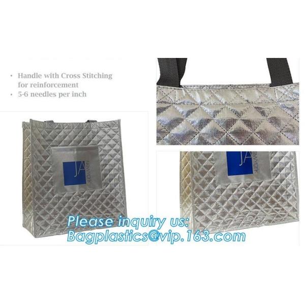 Foldable Lunch Insulated Cooler Bag Heated Food Delivery Bag Thermal Pizza Delivery Cooler Bag