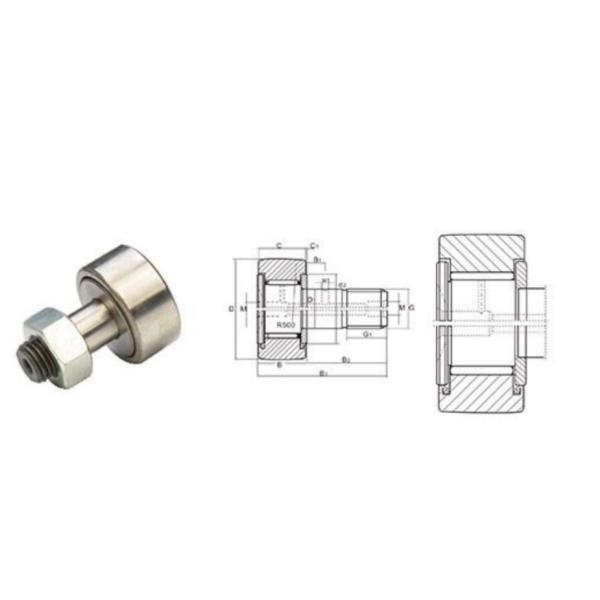 Corrosion Resistant KR Bearing Compact Bolt Type Needle Roller Bearing Higher Carrying Capacity