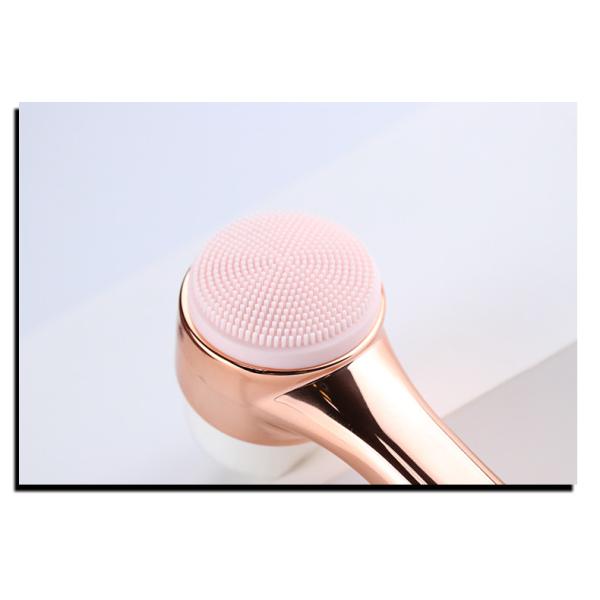 Double Surface Manual Facial Cleansing Brush Soft Synthetic Hair Silicone