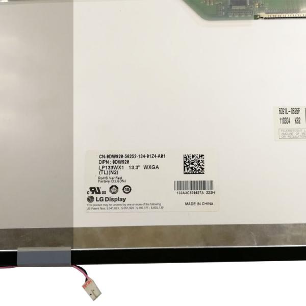 LP133WX1 TLN2 13.3 Inch Screen / LCD Full HD 1280x800 LVDS 30 Pin For LG