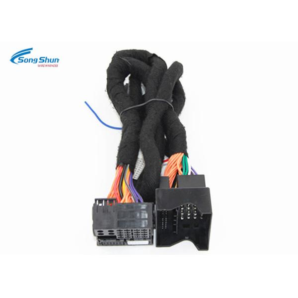 Video Auto Wiring Harness For VW Cars 9003 Connector , PVC Jacket Automotive Cable Harness