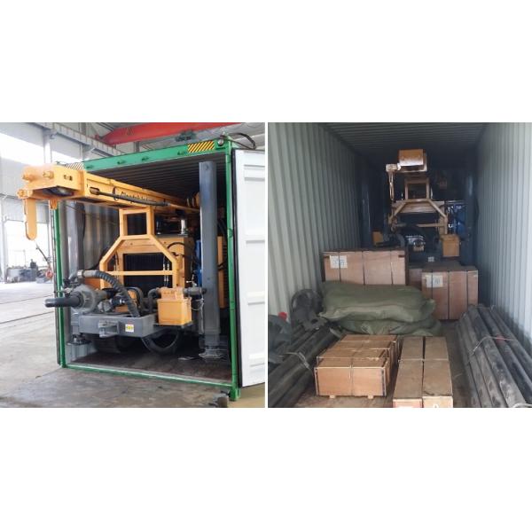 Water Well Drill Rig Machines Diesel Powered For 200m Drilling