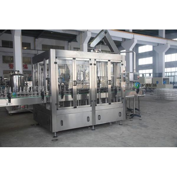 Silvery White Carbonated Drinks Automatic Bottle Filling Machine For Beverage Industry