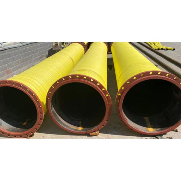 Flexible Wear Resistant Rubber Hose Dredge Hose Reel Clamp Abrasion Resistant