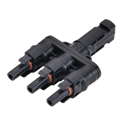 Neopower MC4 One-in-Three Plug & Socket – IP67 Waterproof 3-Way Solar Branch Connector for Photovoltaic Systems