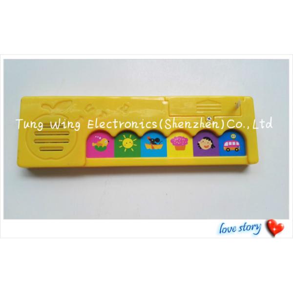 6 Button Apple Toy Sound Module For Baby Sound Book , Indoor toy sound box