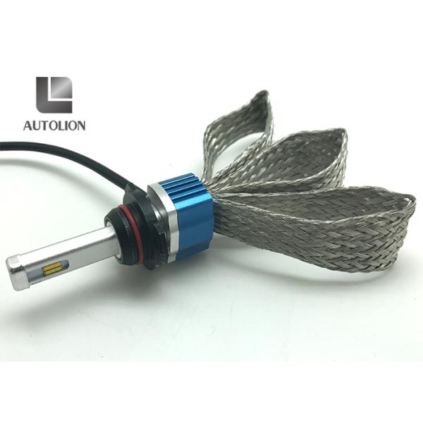 Fanless LED Car Headlight CSP Chip Type / 3000K Led Car Headlamp Bulbs