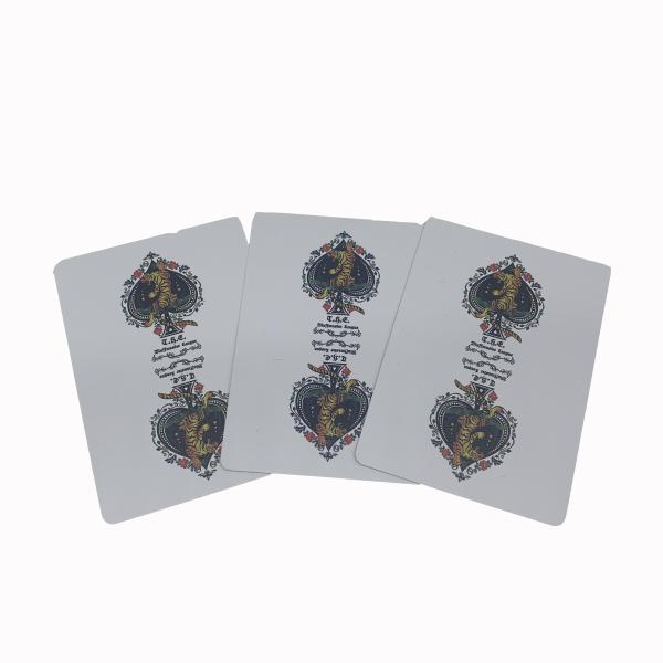 Customized Top Quality Plastic Card Game Water Proof Casino Poker Cards Durable Playing Cards