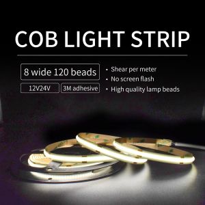 China Engineering Wardrobe 4000k Cob Led Strip Light Waterproof wholesale