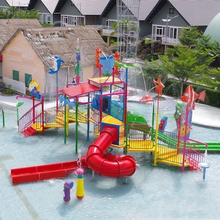 China Easy To Install Splash Water Playground Equipment UV Resistant wholesale