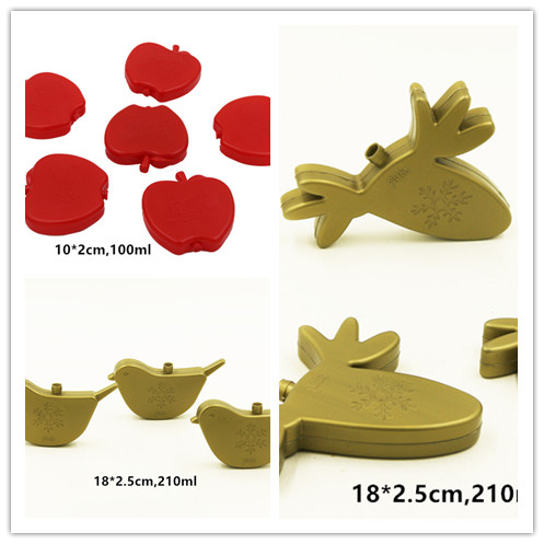 Ice Cooler Box Cute Foot Pad Small Freezer Blocks For Frozen Food / Wine