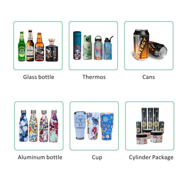 CMYK Rotary Inkjet Printer For Bottle Cup Mug Plastic Bottle