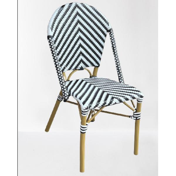 Balcony furniture outdoor aluminum Bamboo look Garden Ratan wicker Chair patio chairs---6203