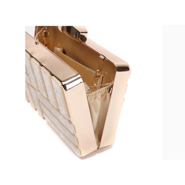 Marbling banquet bag European and American fashion dinner bag lady's handbag acrylic bag lady's clutch