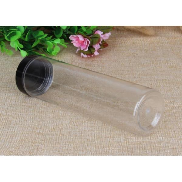 Tiny Size Candy / Noodle Packaging Clear Pet Jars Diameter 84 mm * Height 121mm