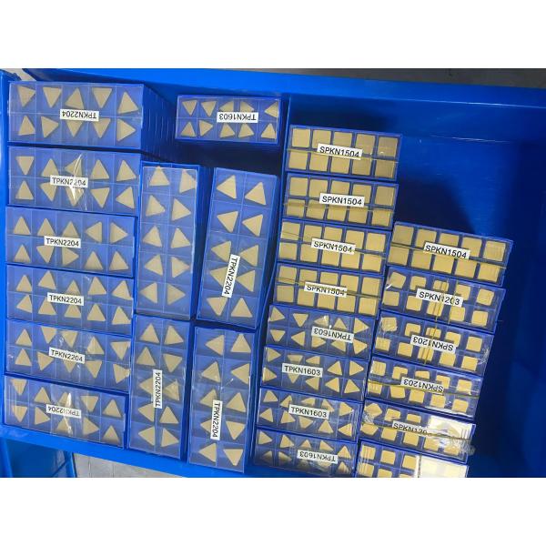 Cnc Coating Carbide Milling Insert Apmt 16 SPKN1203 With Stainless Workpiece