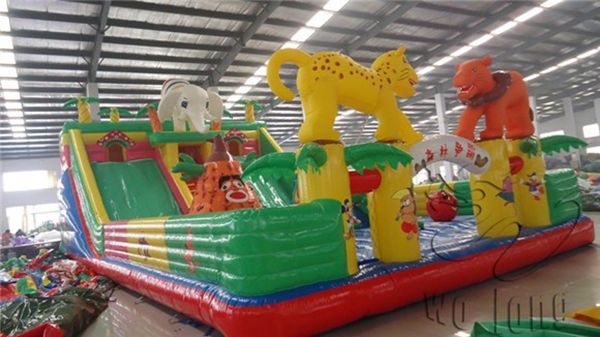 Large inflatable slides, lovely inflatable jumping slide