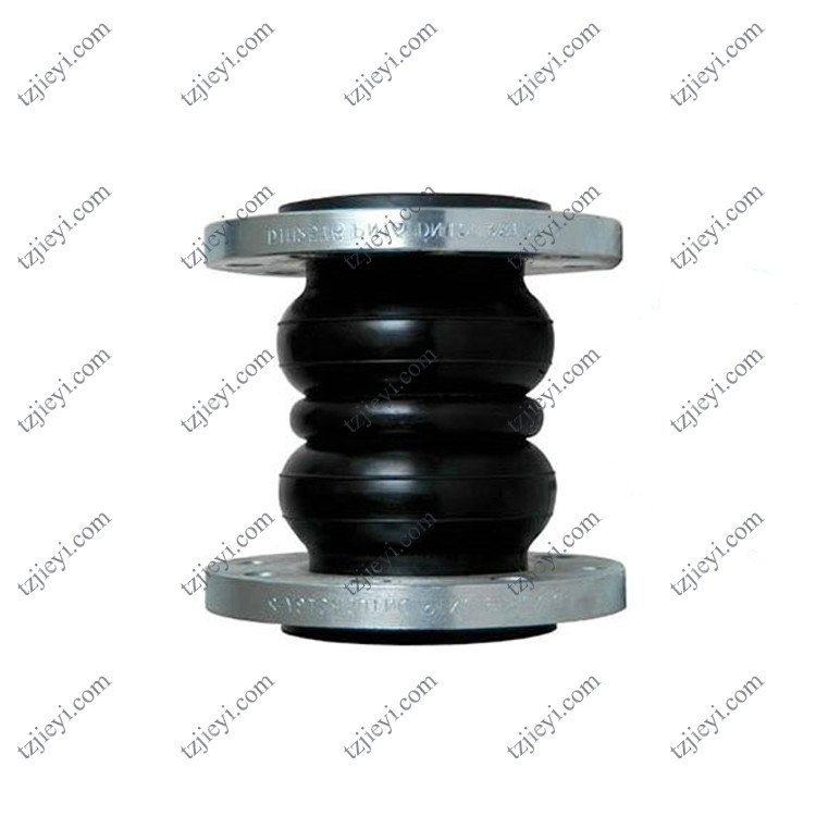 China DIN ANIS JIS SS304 flange type double sphere rubber expansion joint EPDM NR NBR rubber on sale