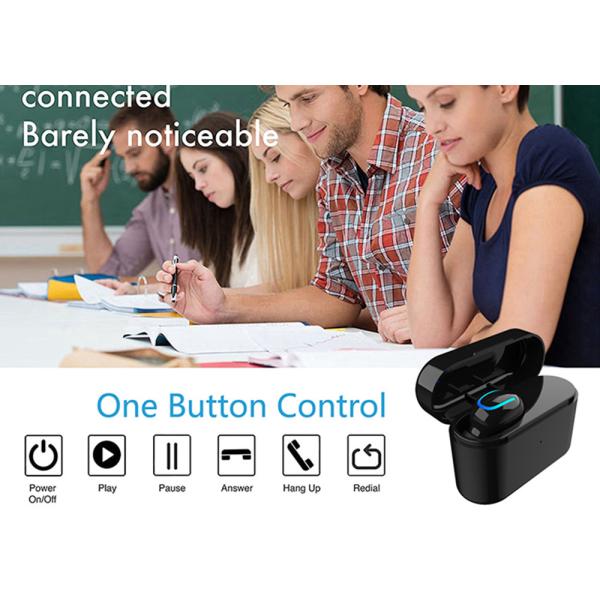 Christmas Gifts Cheap Mono Bluetooth Earphone/Headphone with 500mah charging case