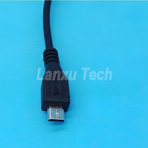 USB Micro B Male to Female Extension on off Push Button 501 Switch Cable