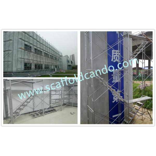 1219*1700mm galvanized scaffolding frame system main type frame door frame Ladder frame H frame walk through frame