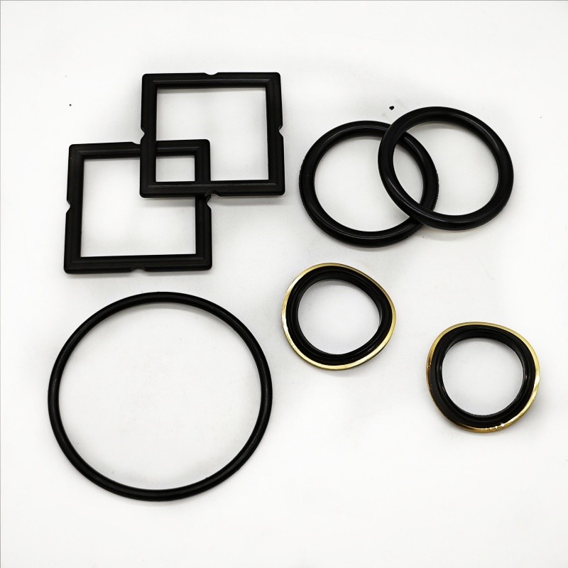 80-90 Shore A Oil Pipes Nitrile Rubber Hammer Union Lip Seal Rings