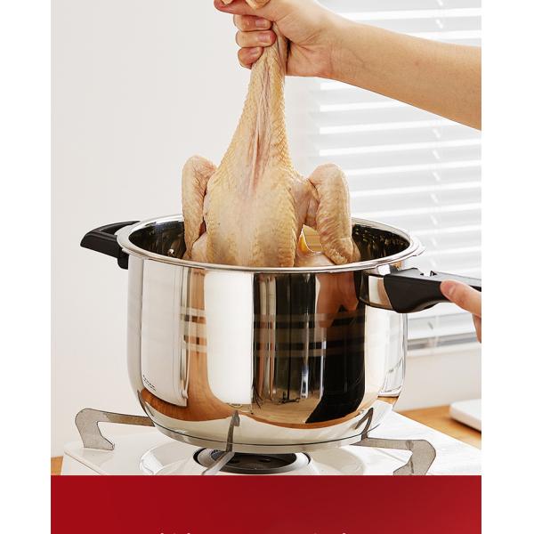 304 Stainless Steel Rice Cooker 18 - 24cm Multifunctional Induction Pressure Cooker