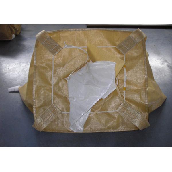 1.5 Tons 4 Panel Baffle FIBC Jumbo Bags bulk sacks For Loading Custom Color