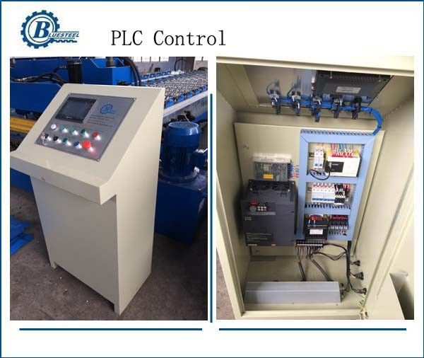 No Shake No Noise Metal Roofing Roll Forming Machine By PLC Control