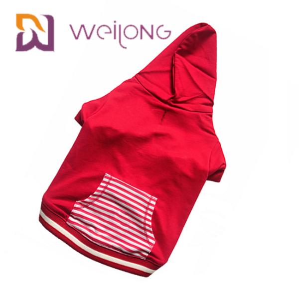 Customized Colours Printing House Pet Dog Christmas Hoodie CVC For Autumn / Winter