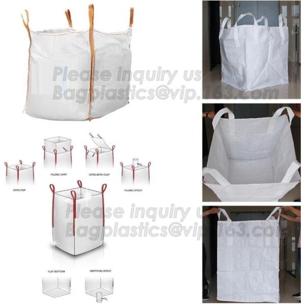 uv resistant pp woven big bags 1000kg for peat,Cheap price 1 ton jumbo bags industrial FIBC sand pp woven big bag, BAGPA