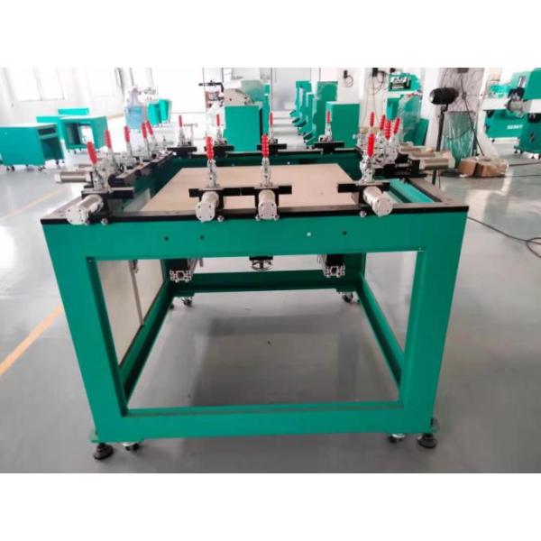 Screen Printing Stretching Machine , 750X750mm Pneumatic Screen Stretcher
