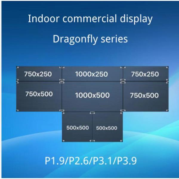 Indoor LED Advertising Screen P2.6 High Resolution LED Panel Display for Supermarkets