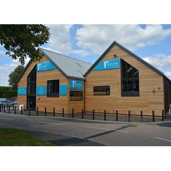 Construction Hot-DIP Galvanized Steel Structure Building Cycle Shop Steel Building