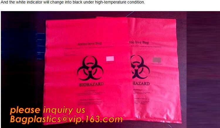 Bio Harzard Specimen Bags/Medical Waste Biohazards Bag/Medical Waste Disposal, infectious medical waste disposal plastic