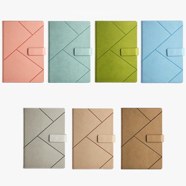 Business A5 Pu Leather Notebook With Woodfree Paper 150mm Width