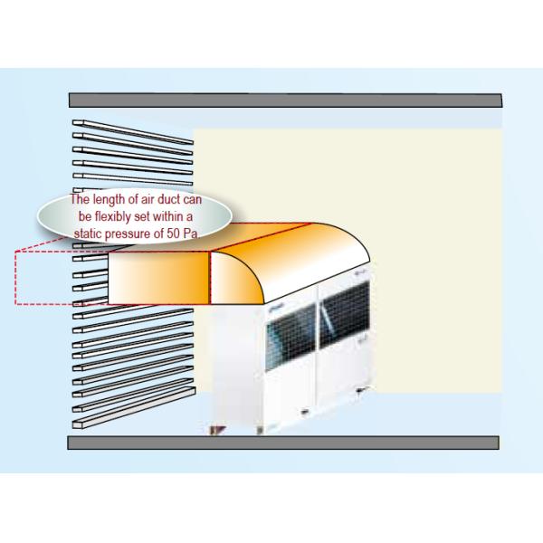 Commercial Central VRF Air Conditioner With Brushless DC Motor