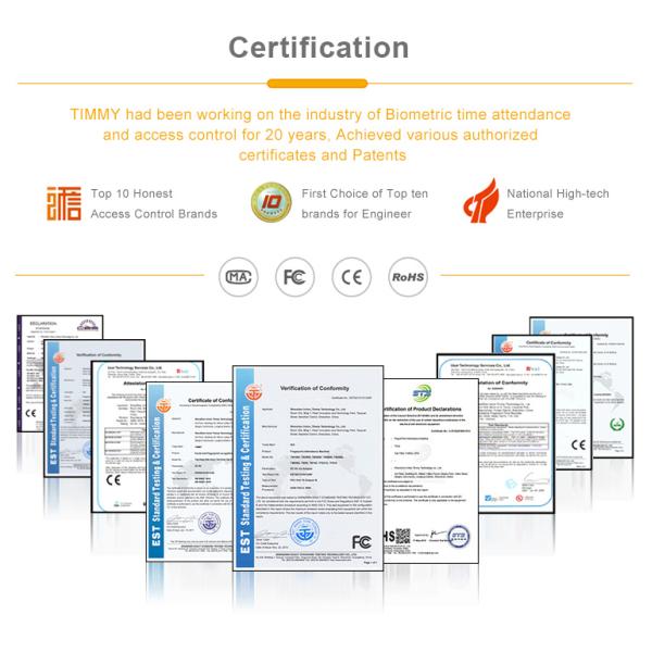 2.8 Inch Color Screen Fingerprint Attendance Machine Biometric Time Recording