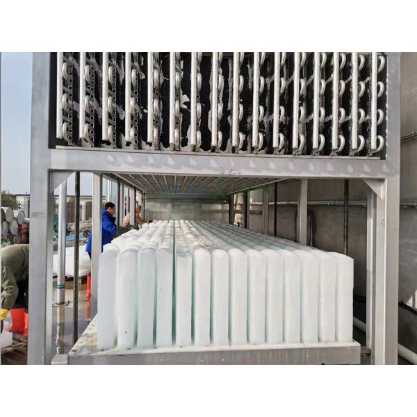 20 Tons Block Ice Machine Water Cooled Crushed Ice Blocks For Fish Preservation