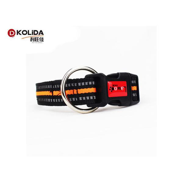 Stink Free Nylon Dog Collars Lightweight Matching Heavy Duty Clip C603-1