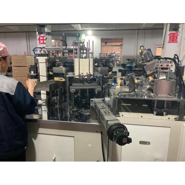 Fast Speed Automatic Intelligent Food Soup Noodles Square Paper Bowl Making Machine