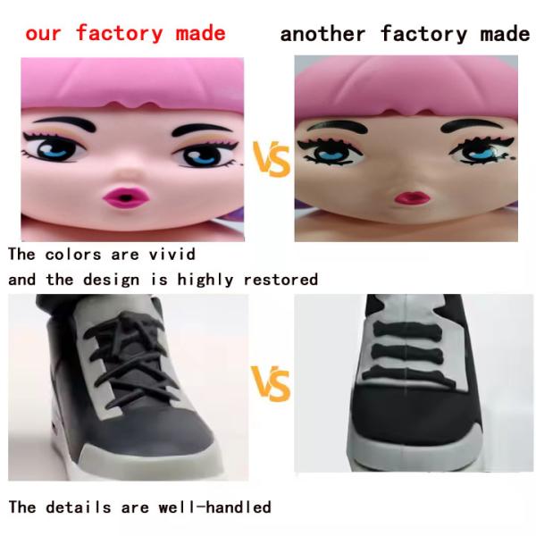 Customized 3D Cartoon Character PVC Figurines Action Figures Plastic Doll Toys