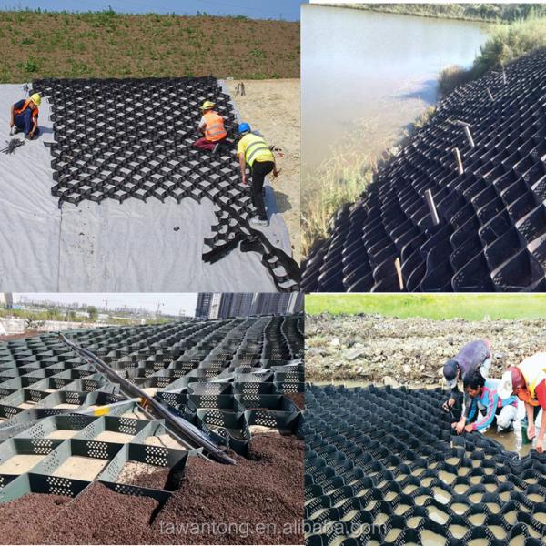 Road and Slope Protection with HDPE Geocell Gravel Grid in Traditional Style Design