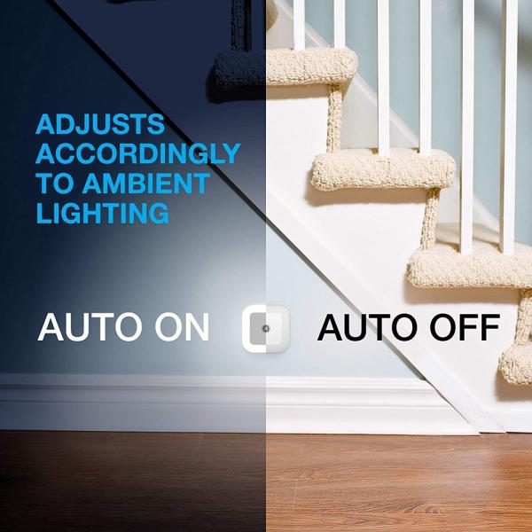 Automatic Photocell Sensor LED Night Light Plug EU / US 1 Watt ABS Plastic