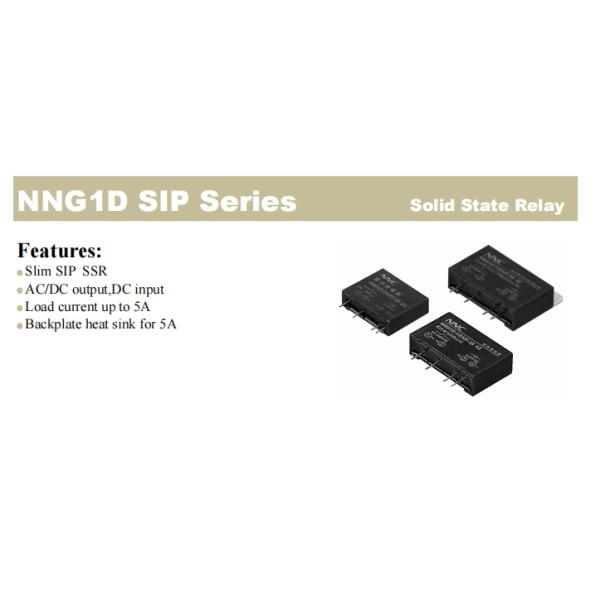 NNG 1D SIP Series Solid State Relay with Superior Performance for Industrial Applications