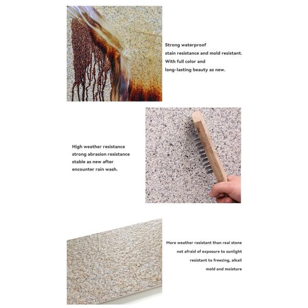 Waterproof Architectural Exterinal Engineering Coatings Granite Stone Finish Paint