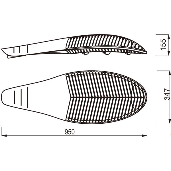 21600lm COB 180W Waterproof Led Street Light