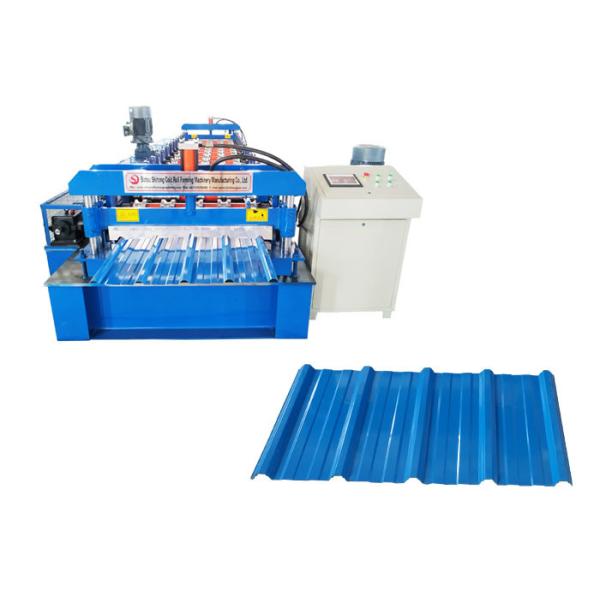 Hydraulic Color Steel Corrugated And Trapezoidal Roofing Sheet Metal Roll Forming Machines